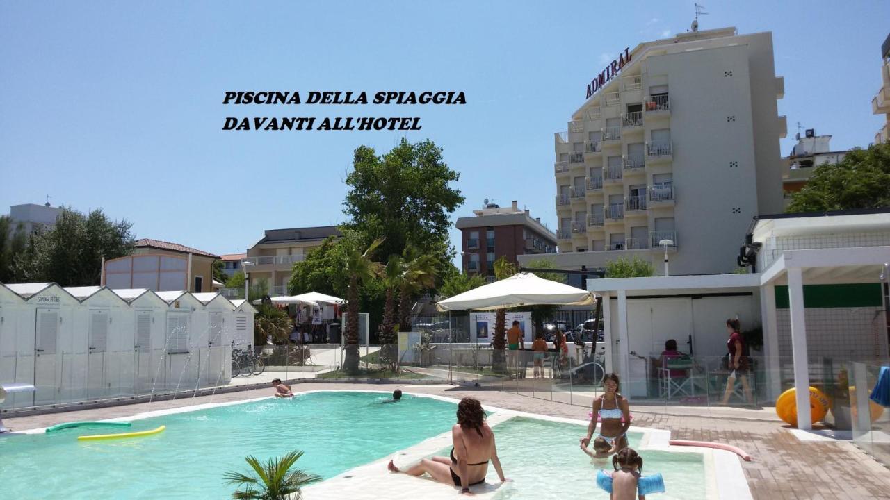 Hotel Admiral Riccione Exterior foto